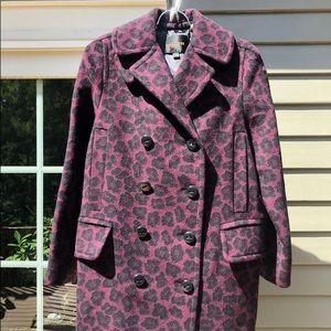 Coach pea coat size small